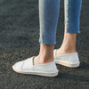 Casual Flat Fisherman Shoes Spring & Summer Slip-on Loafers White
