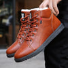 Fashion winter boots men's shoes warm fur snow boots