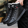 Fashion winter boots men's shoes warm fur snow boots