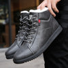 Fashion winter boots men's shoes warm fur snow boots