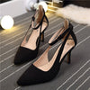 Suede Office Shoes Woman High Heels 2019 Women Shoes