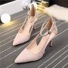 Suede Office Shoes Woman High Heels 2019 Women Shoes