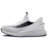Men's Flyknit Shoes Lace Up Fashion Korean Style Flats Light Loafers