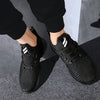 Sneakers Men's Breatable Rubber Lace Up Round Shoes