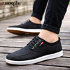 Black Men's Shoes Trend Canvas Shoes Mens Casual Shoes