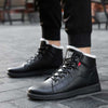 Fashion winter boots men's shoes warm fur snow boots