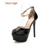 Women's shoes strap high-heeled shoes