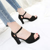 2019 Platform High Heels Sandals Summer Shoes Sexy Ankle Strap