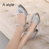 Silver High Heels Women Shoes Party Wedding Shoes Heels