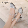 Silver High Heels Women Shoes Party Wedding Shoes Heels